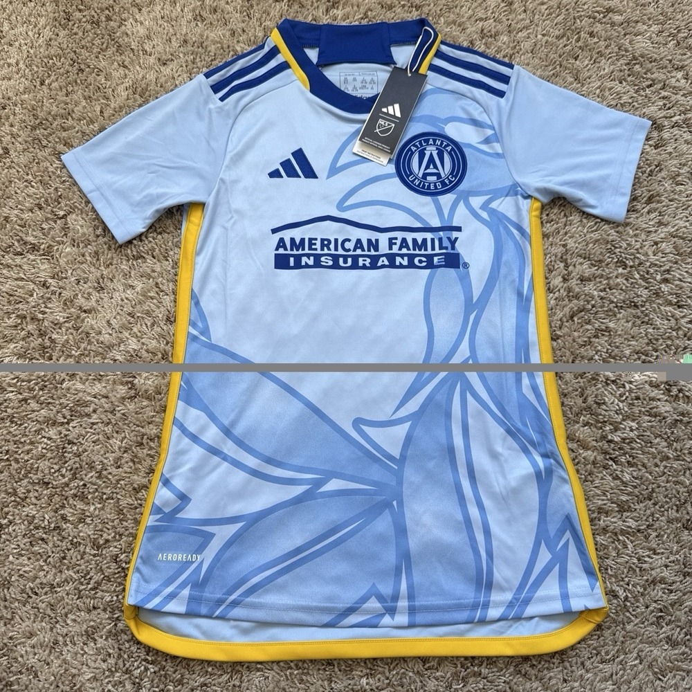 adidas Atlanta United FC 2024/2025 Away Jersey "Resurgens Kit" Light Blue - XXS